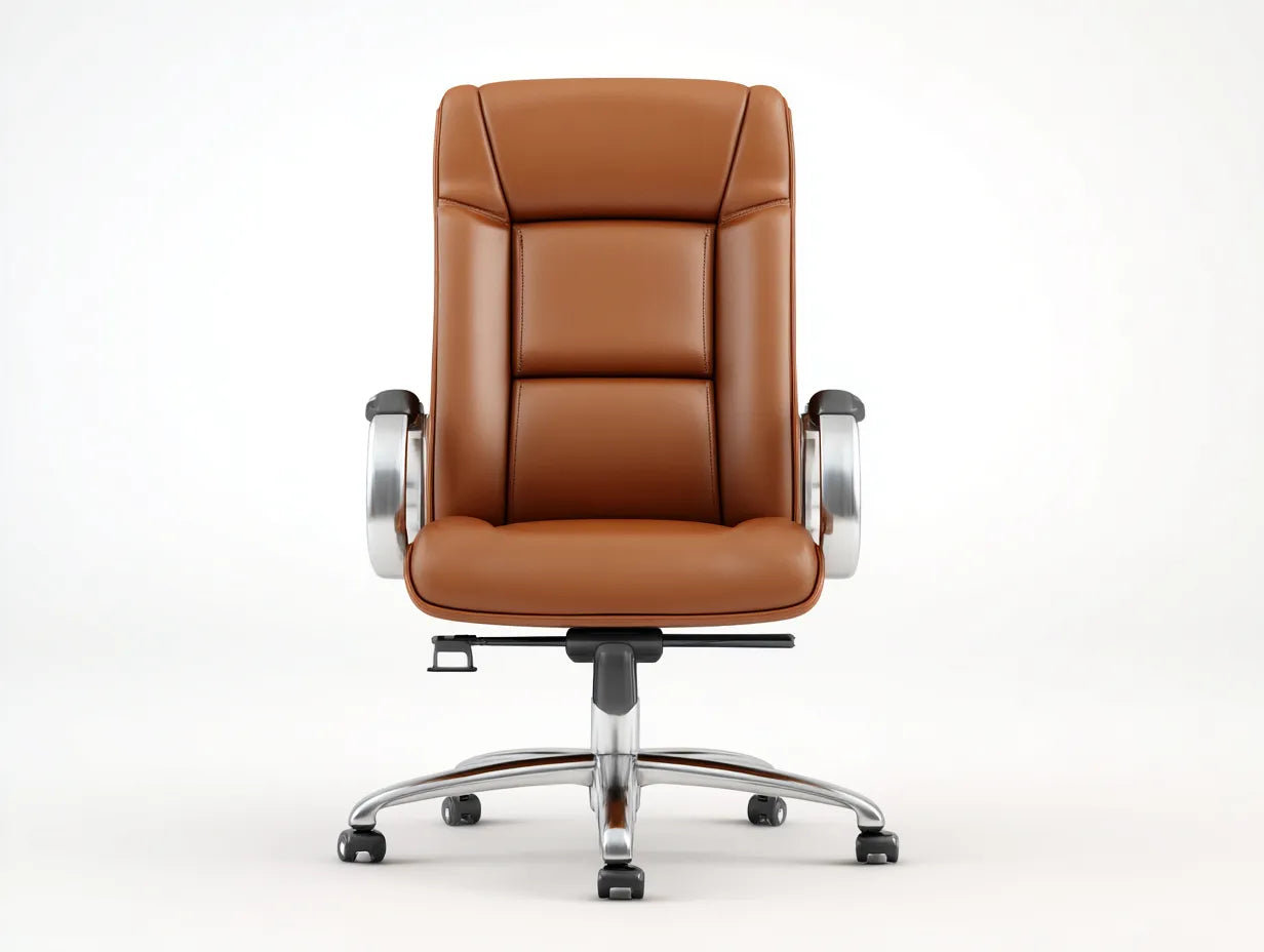 Bürostuhl mit hellem Netzbezug 67x69x104 cm - Hellgrau und Weiß und Silber - Armlehnen und Rollen