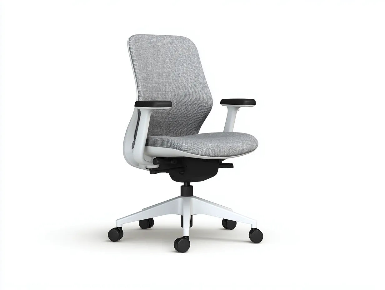 Bürostuhl mit Kunstlederpolster 72x74x118 cm - Cognac und Silber und Schwarz - hohe Lehne mit Rollen