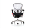 Bürostuhl Netzstoff 66x64x112 cm - schwarz und weiß - ergonomisch mit Rollen